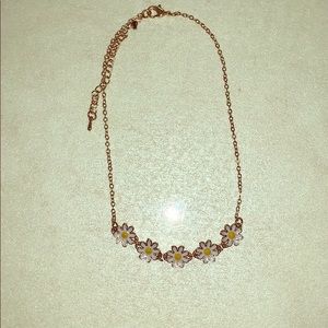 A flower choker
